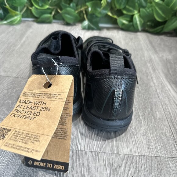 Kids Jr Zoom Vapor 16 Academy TF Soccer Turf Cleats Size 5Y / W 6.5 BLACK/JUNGLE - Picture 5 of 7